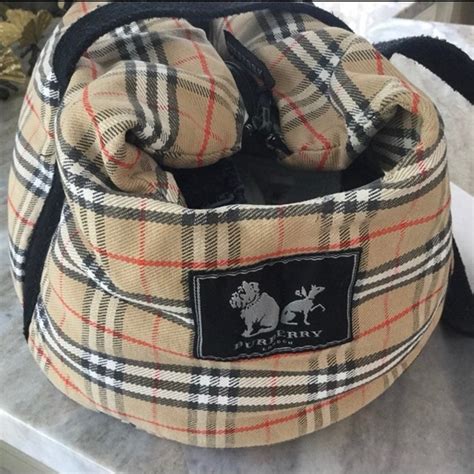 replica burberry dog carrier|real real burberry pet accessories.